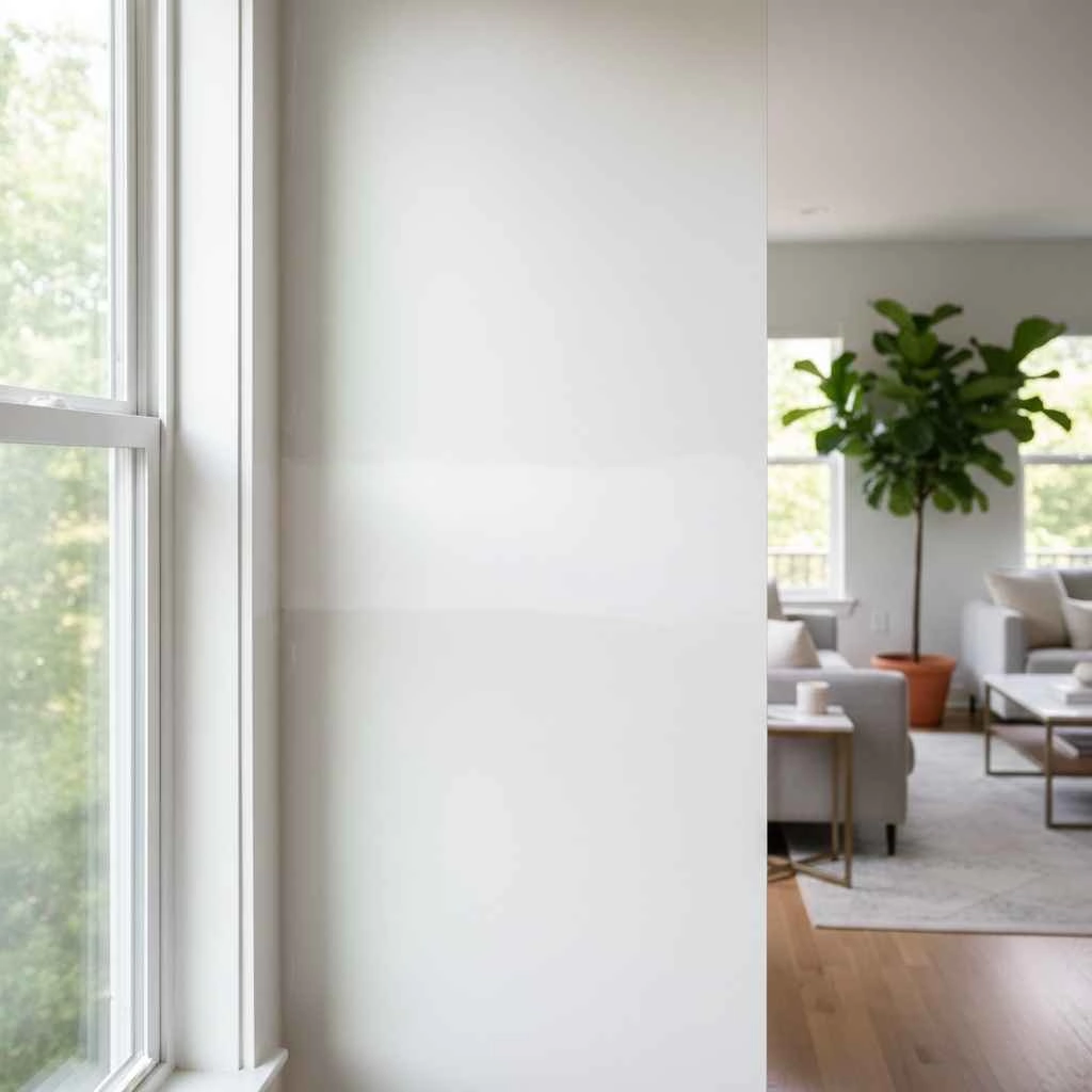 smooth, freshly repaired Atlanta wall ready for painting