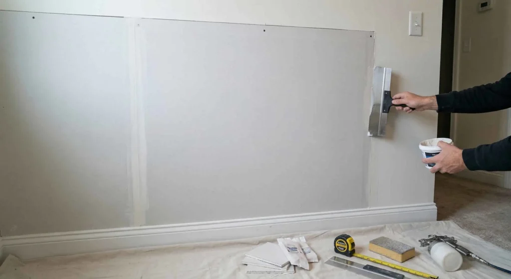 new drywall installation