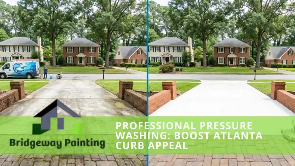 Professional Pressure Washing Boost Atlanta Curb Appeal