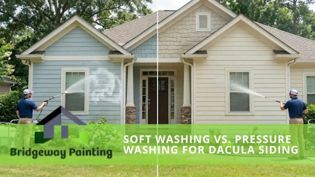 Soft Washing vs Pressure Washing in Dacula