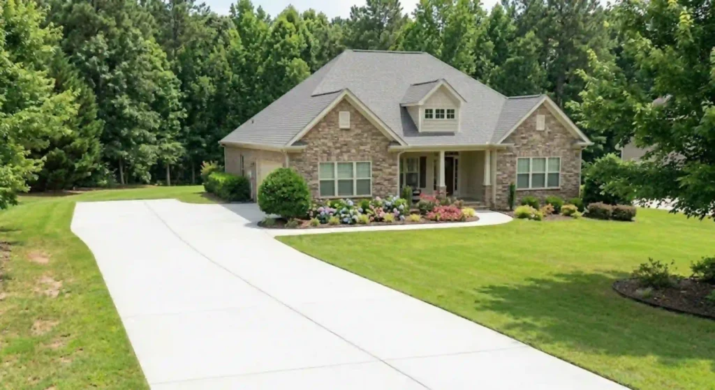 fully cleaned home exterior in Dacula