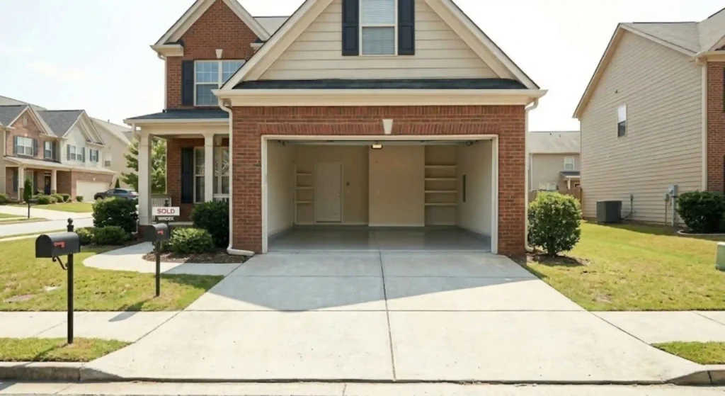 Empty clean home after fast trash out service in Georgia
