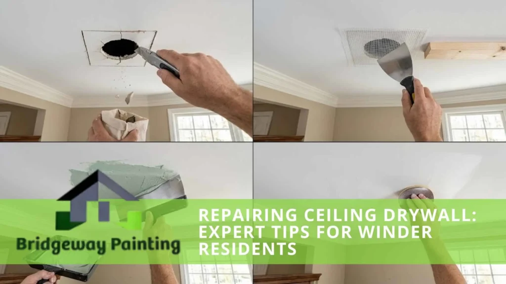Repairing Ceiling Drywall Expert Tips for Winder Residents